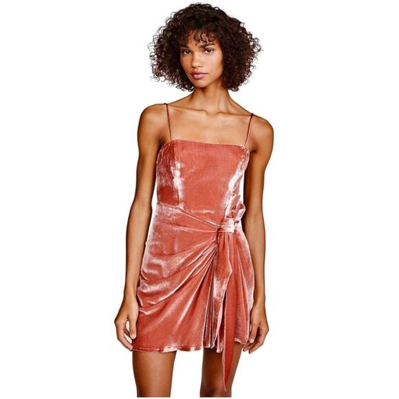 Cinq a Sept Kiki Velvet Mini Dress - Picture 1 of 8